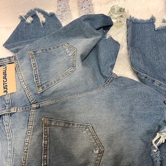 CLEARANCE ✨❤️just today 🔥Just Cavalli
mid-rise straight-leg jeans - Picture 6 of 16